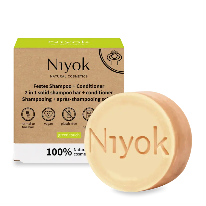 Champú+Acondicionador Sólido Toque Verde (80gr)