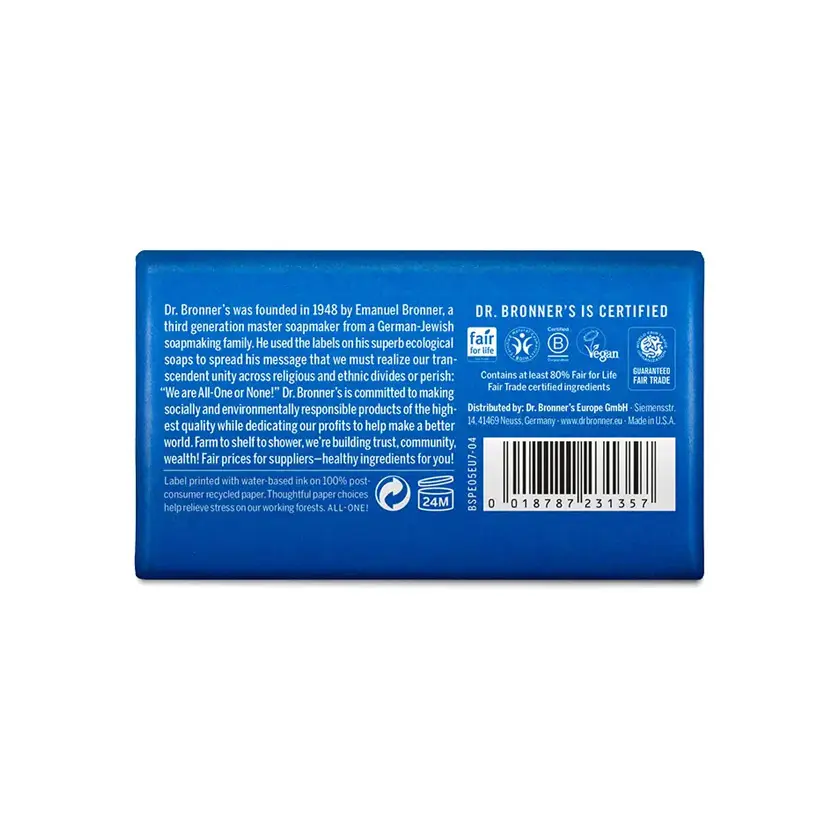 Jabón mágico en barra de Castilla - Menta (140gr) - Imagen 3