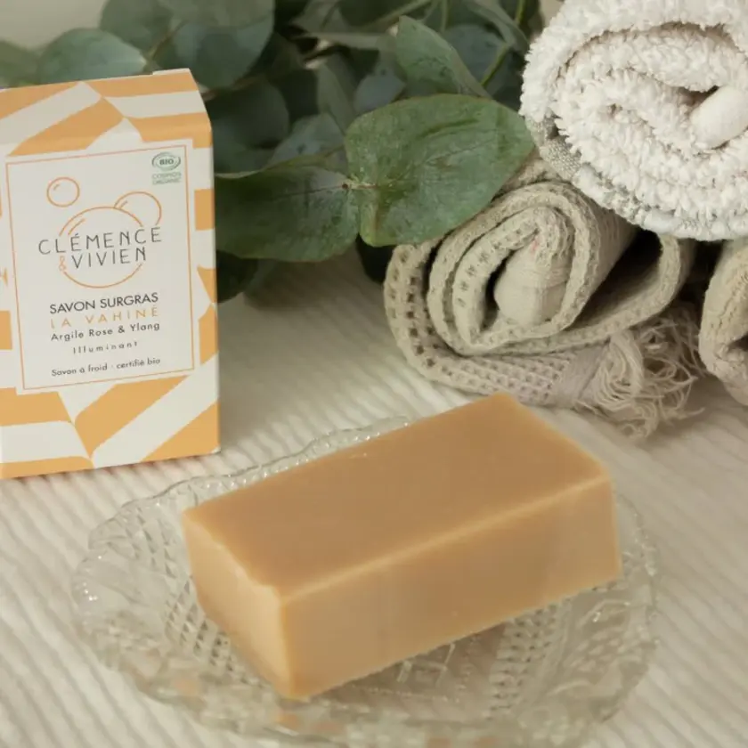 Jabón con Arcilla Rosa y Ylang Ylang (100g)